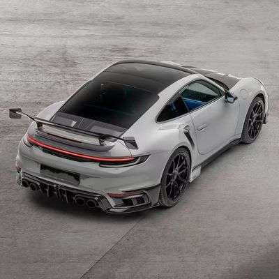 992 Turbo Porsche Body Kit Carbon Fiber MSY Style Diy Achterbumper Spoiler Hood