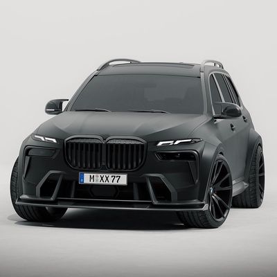 Voor BMW X7 Carbon Fiber Body Kit X7 Carbon Fiber Front Lip Diffuser Spoiler Hood Side Skirt Wide Body Kit