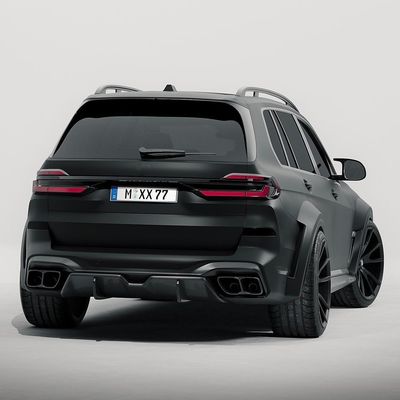 Voor BMW X7 Carbon Fiber Body Kit X7 Carbon Fiber Front Lip Diffuser Spoiler Hood Side Skirt Wide Body Kit
