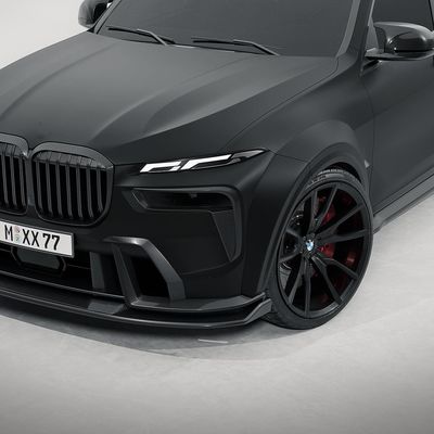 Voor BMW X7 Carbon Fiber Body Kit X7 Carbon Fiber Front Lip Diffuser Spoiler Hood Side Skirt Wide Body Kit