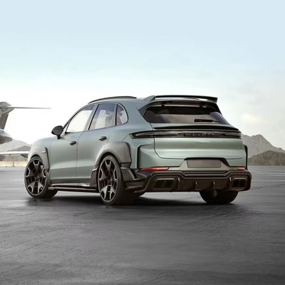 2018 - 2024 Porsche Cayenne Body Kit TH Style Diffuser Spoiler Hood Auto Wiel Arch