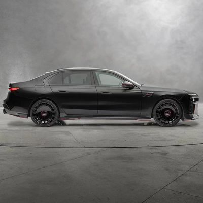Voor BMW serie 7 koolstofvezel body kit serie 7 geüpgraded MSY-stijl koolstofvezel voorlip diffuser spoiler body kit