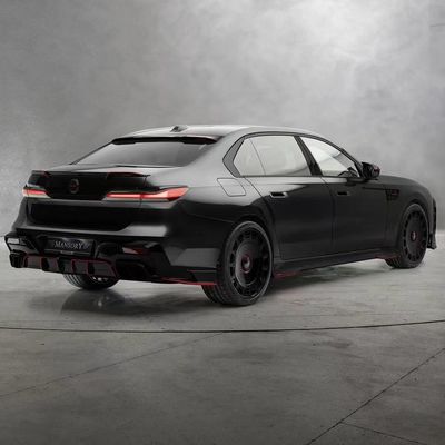 Voor BMW serie 7 koolstofvezel body kit serie 7 geüpgraded MSY-stijl koolstofvezel voorlip diffuser spoiler body kit
