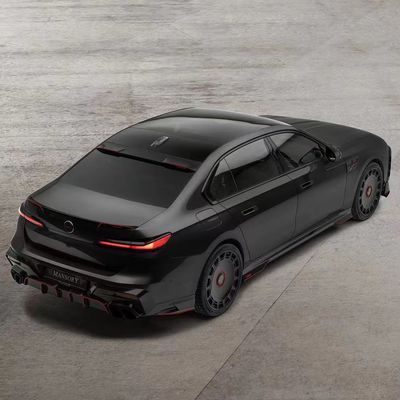 Voor BMW serie 7 koolstofvezel body kit serie 7 geüpgraded MSY-stijl koolstofvezel voorlip diffuser spoiler body kit