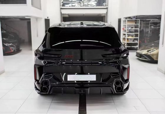 Voor BMW XM Carbon Fiber Widebody Kit XM Upgrades RNG-stijl Carbon Fiber Front Lip Diffuser Wheel Arch Spoiler Hood Wide Body