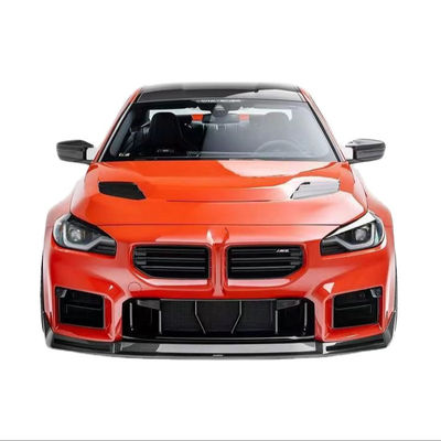 Voor BMW M2 Carbon Fiber Body Kit M2 Upgraded Vors-stijl Carbon Fiber Front Lip Diffuser Spoiler Hood Side Robe