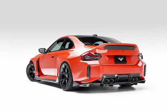 Voor BMW M2 Carbon Fiber Body Kit M2 Upgraded Vors-stijl Carbon Fiber Front Lip Diffuser Spoiler Hood Side Robe
