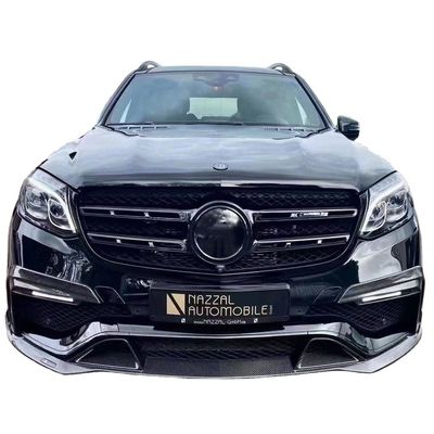 Carbon Fiber Body Kit voor BH Style GLS63 320 400 450 500 X166 Carbon Fiber Body Kit GLS63 Voorkop Schaaf Achter Diffuser
