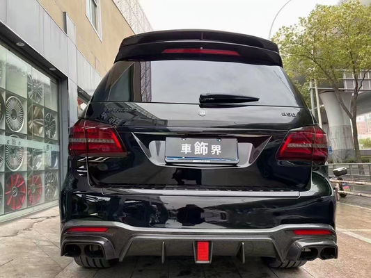 Carbon Fiber Body Kit voor BH Style GLS63 320 400 450 500 X166 Carbon Fiber Body Kit GLS63 Voorkop Schaaf Achter Diffuser