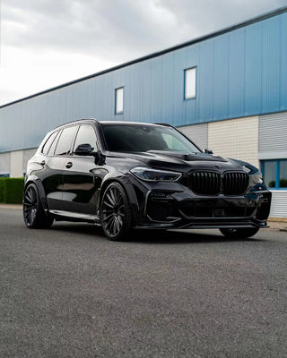 Voor BMW X5 G05 F95 Carbon Fiber Widebody Kit X5 G05 F95 Carbon Fiber Front Lip Diffuser Spoiler Wide Body Kit