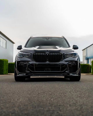 Voor BMW X5 G05 F95 Carbon Fiber Widebody Kit X5 G05 F95 Carbon Fiber Front Lip Diffuser Spoiler Wide Body Kit