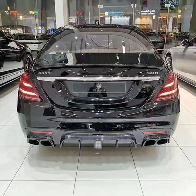 BRASS Tyle Front Shovel Rear Diffuser voor Mercedes-Benz W222 AMG S63 S65 S63 S65 Carbon Fiber Body Kit