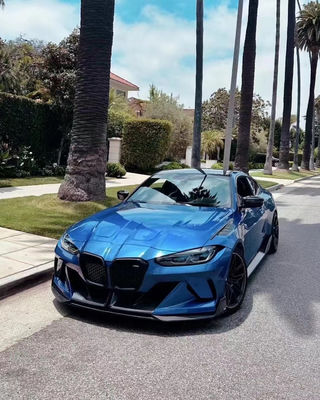 4 Coupe Bmw M3 Body Kit Blauw Vervang Front GEEX Style Front Bumper Fenders