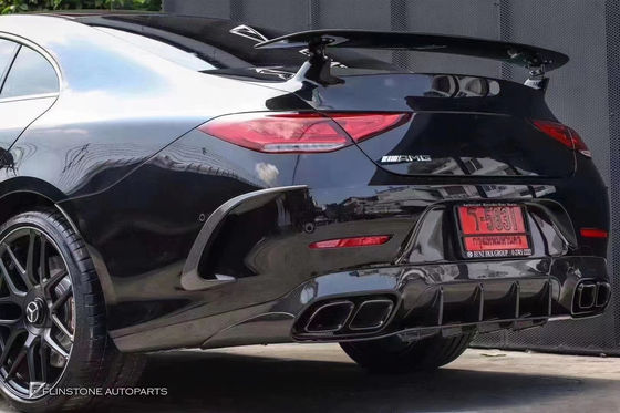 Verkoop 2018-2022 voor Mercedes CLS300 CLS350 W257 Carbon Fiber Body Kit CLS Carbon Fiber Front Scoop Spoiler Achter Diffuser