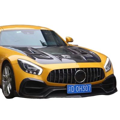 Voor Mercedes AMG GT Carbon Fiber Body Kit AMG GT Carbon Fiber Front Lip Diffuser Spoiler