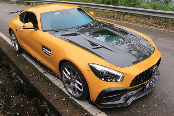Voor Mercedes AMG GT Carbon Fiber Body Kit AMG GT Carbon Fiber Front Lip Diffuser Spoiler