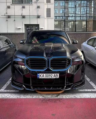 XM Bmw Wide Body Kit Carbon Fiber Front Lip Spoiler Zwart Bmw Side Skirt Wiel Arch