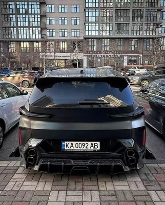XM Bmw Wide Body Kit Carbon Fiber Front Lip Spoiler Zwart Bmw Side Skirt Wiel Arch