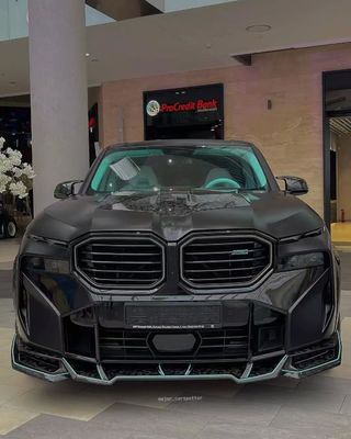 XM Bmw Wide Body Kit Carbon Fiber Front Lip Spoiler Zwart Bmw Side Skirt Wiel Arch