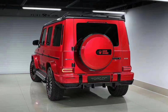 Hoogwaardige koolstofvezel W464 G500 G63 Body Kit W464 Upgrade Topcar Style Voorblad Schaaf Achterlip Spoiler