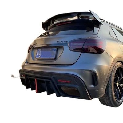 Warm verkoop Gla45 Gla260 X156 Carbon Fiber Body Kit Gla45 Carbon Fiber achterverspreider 2014-2019
