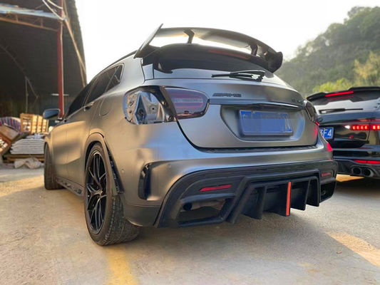 Warm verkoop Gla45 Gla260 X156 Carbon Fiber Body Kit Gla45 Carbon Fiber achterverspreider 2014-2019