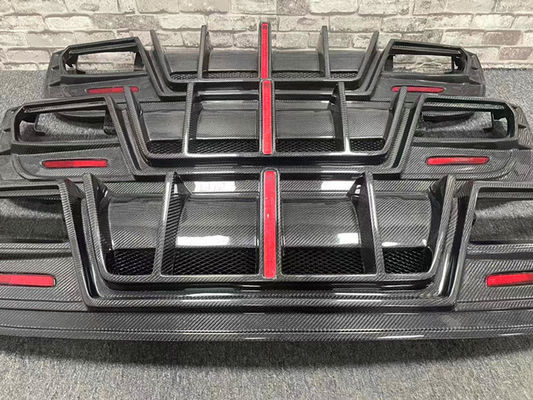 Warm verkoop Gla45 Gla260 X156 Carbon Fiber Body Kit Gla45 Carbon Fiber achterverspreider 2014-2019