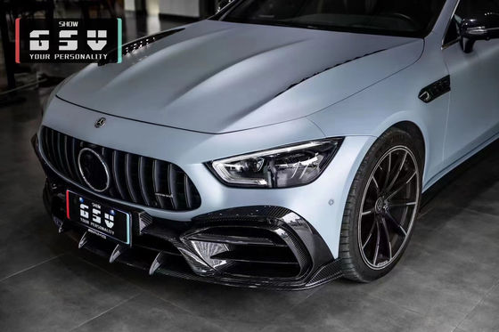 Voor Mercedes AMG GT50 53 63 Carbon Fiber Body Kit AMG GT50 53 63 Opgewaardeerde Top Style Carbon Fiber Front Lip Diffuser Spoiler