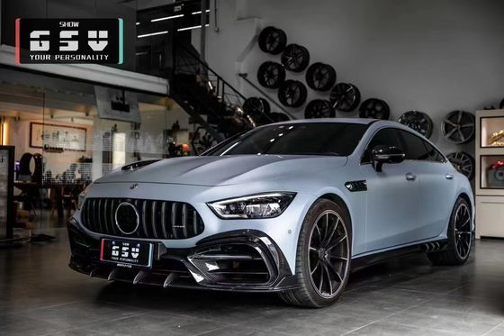 Voor Mercedes AMG GT50 53 63 Carbon Fiber Body Kit AMG GT50 53 63 Opgewaardeerde Top Style Carbon Fiber Front Lip Diffuser Spoiler