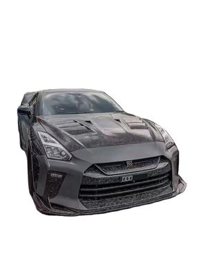 Voor Nissan GTR R35 Carbon Fiber Body Kit GTR Upgraded Top Style Carbon Fiber Voor- en achterbumper Zijdekleding Spoilers
