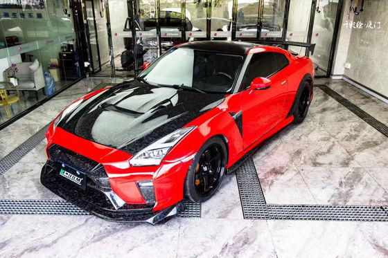 Voor Nissan GTR Body Kit GTR R35 Upgrades de VARIS-stijl Carbon Fiber Front en Rear Bumper Spoiler Body Kit