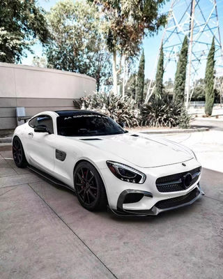 Voor Mercedes AMG GT Carbon Fiber Body Kit AMG GT Carbon Fiber Front Lip Diffuser Spoiler