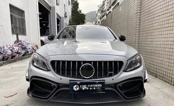 Nieuw product voor Mercedes W205 AMG C63 Coupe Body Kit C63 Coupe Opgewaardeerde IMP-stijl Voorbumper