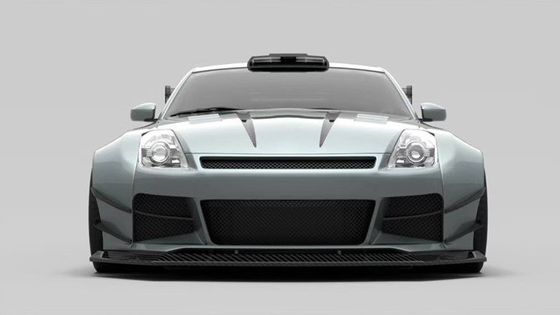Air Knife FRP Nissan 350z Wide Body Kit Side Skirts OEM Voor- en achterbumper