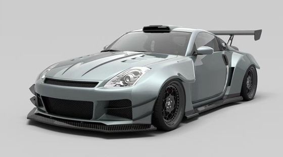 Air Knife FRP Nissan 350z Wide Body Kit Side Skirts OEM Voor- en achterbumper