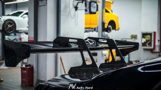 Zilveren GTR Nissan Body Kit LB Style Spoiler Car Duck Tail Fins Body Kit Spoiler