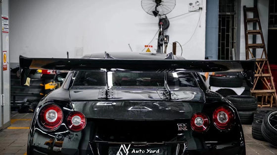 Zilveren GTR Nissan Body Kit LB Style Spoiler Car Duck Tail Fins Body Kit Spoiler