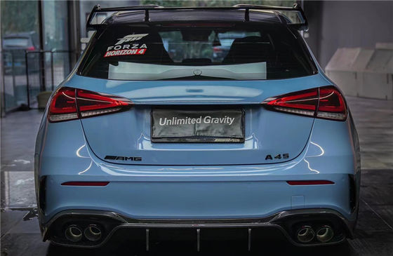 Nieuw product Carbon Fiber Body Kit voor Mercedes CLA45S W177 CLA45S W177 Carbon Fiber Front Shovel Diffuser Spoiler