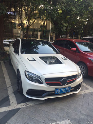 Carbon Fiber Cover voor Benz C63 Coupe Carbon Fiber Material C63 Carbon Fiber Hood Motor Hood