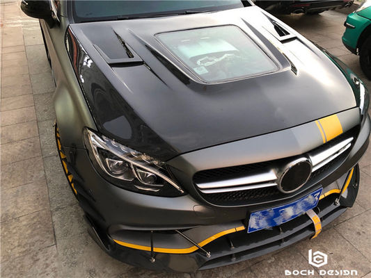 Carbon Fiber Cover voor Benz C63 Coupe Carbon Fiber Material C63 Carbon Fiber Hood Motor Hood