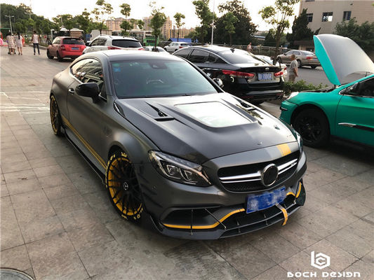 Carbon Fiber Cover voor Benz C63 Coupe Carbon Fiber Material C63 Carbon Fiber Hood Motor Hood
