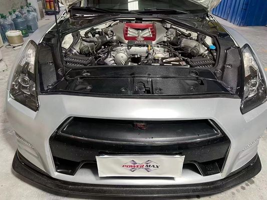 2007- 150mm Nissan Body Kit GTR R35 Carbon Fiber Engine Shield Batterijbeschermer Antifreeze