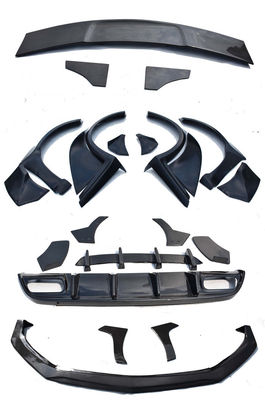 Voor Mercedes AMG A45 Carbon Fiber Body Kit A45 Upgraded Top Style Front Spade Diffuser Spoiler Wide-body Kit