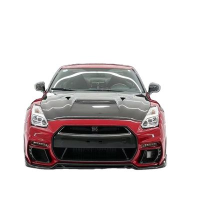 GTR R35 Nissan Body Kit Carbon Fiber KP Style Bumper Spoiler Front Widebody Kit