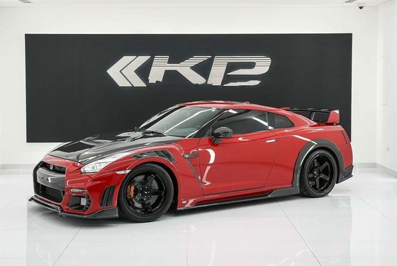 GTR R35 Nissan Body Kit Carbon Fiber KP Style Bumper Spoiler Front Widebody Kit
