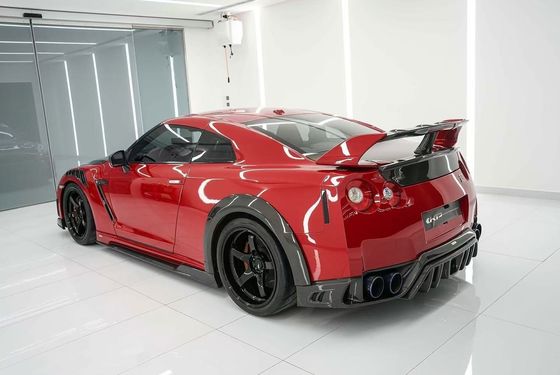 GTR R35 Nissan Body Kit Carbon Fiber KP Style Bumper Spoiler Front Widebody Kit