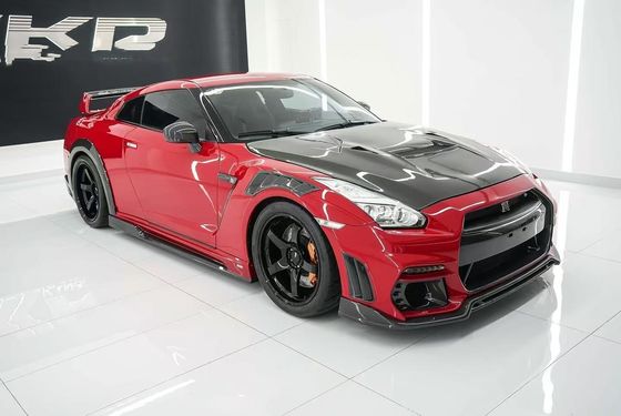 GTR R35 Nissan Body Kit Carbon Fiber KP Style Bumper Spoiler Front Widebody Kit
