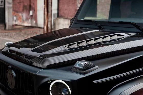 Voor Benz G-klasse W464 W463 G500 G550 G63 G350 Carbon Fiber Machine Cover W464 W463 Upgrade Topcar Style Cover