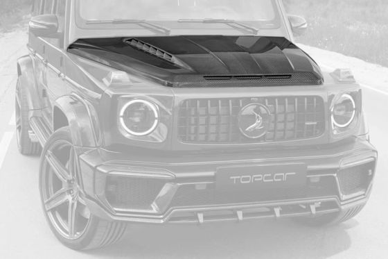 Voor Benz G-klasse W464 W463 G500 G550 G63 G350 Carbon Fiber Machine Cover W464 W463 Upgrade Topcar Style Cover