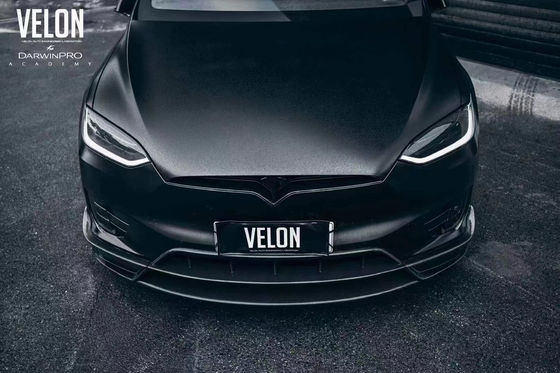 Hoogwaardige koolstofvezel model X koolstofvezel body kit model X koolstofvezel voorkant schop achterste diffuser spoiler zijkant rok